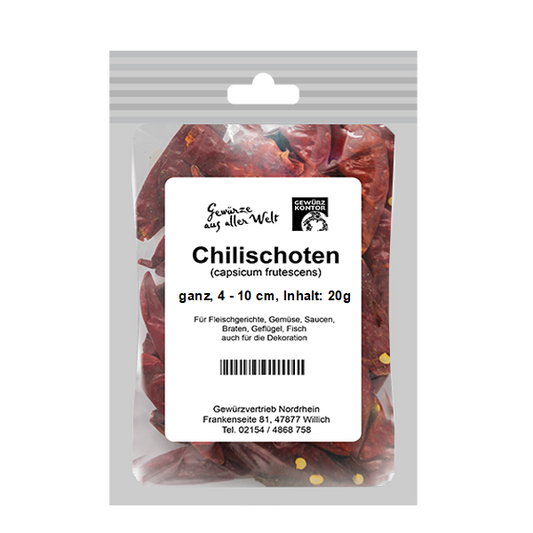 Chilischoten 4-10 cm