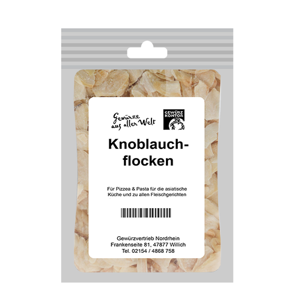 Knoblauch-flocken