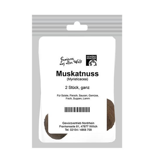 Muskatnuss ganz 2 Stück