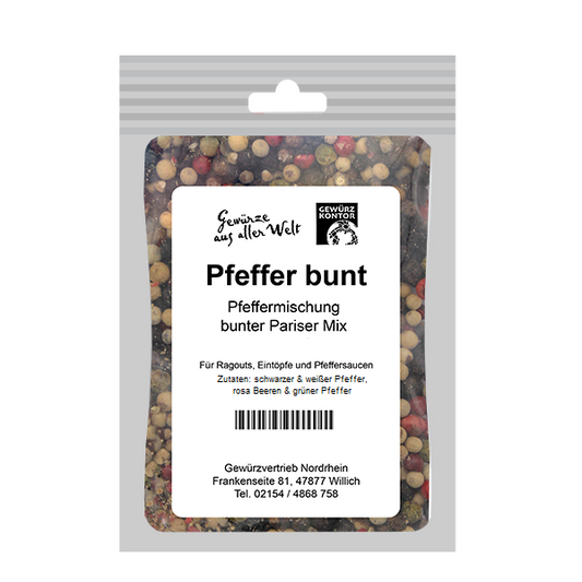 Pfefferkörner bunt