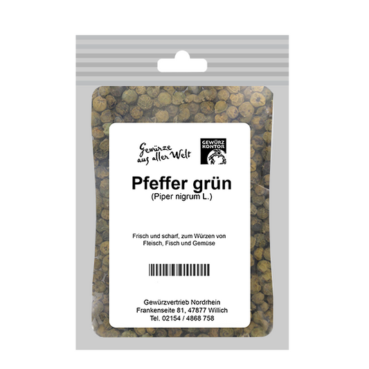 Pfefferkörner grün