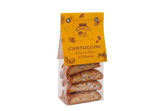 Cantuccini mit Zitronenschale und Mandeln